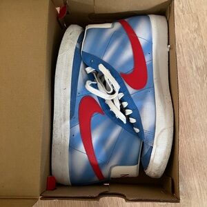 Nike Blazer '77 Vintage Mid New Jersey Nets Hardwood Classics Size 9.5 Blue